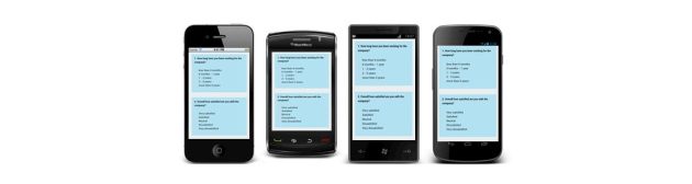 Mobile surveys