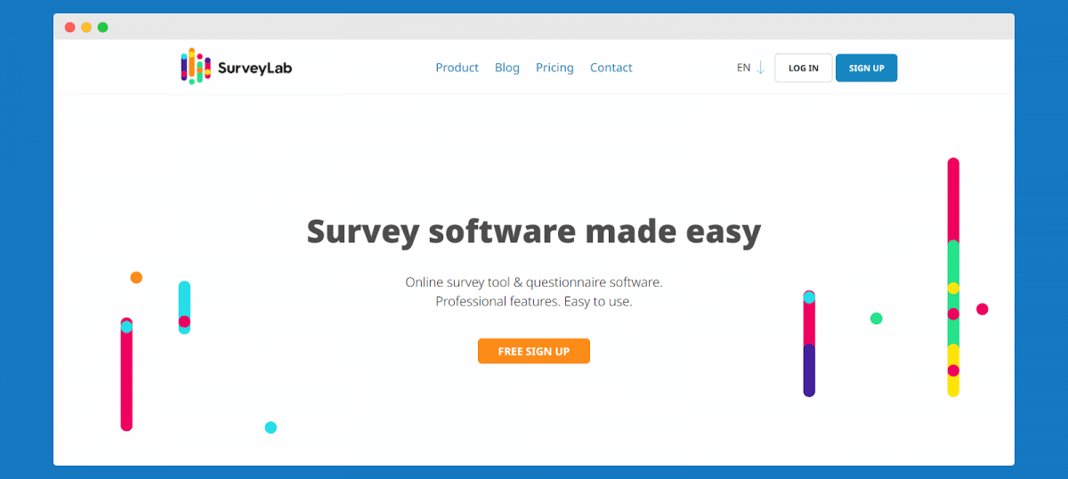 SurveyLab for a good respose rate