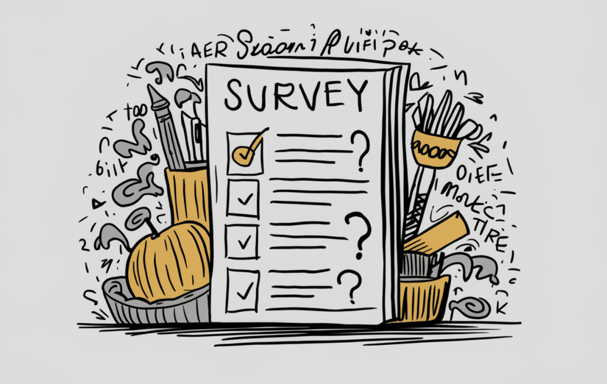 A survey with double barreled questions